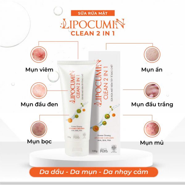 Sửa rửa mặt CLEAN 2N1
