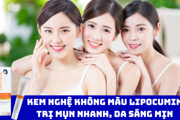 Kem nghệ không màu LIPOCUMIN: Trị mụn nhanh, da sáng mịn