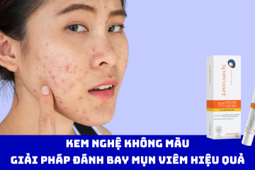 Kem Nghệ Không Màu: Giải Pháp Đánh Bay Mụn Viêm Hiệu Quả