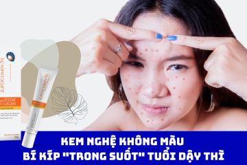 Kem nghệ không màu – Bí kíp “trong suốt” tuổi dậy thì
