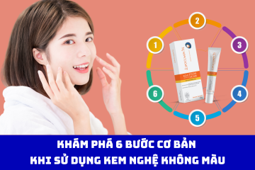 Khám Phá 6 Bước Cơ Bản Khi Sử Dụng Kem Nghệ Không Màu