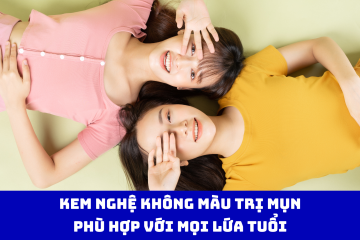 Kem Nghệ Không Màu Trị Mụn: Phù Hợp Với Mọi Lứa Tuổi
