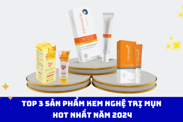Top 3 Sản Phẩm Kem Nghệ Không Màu Trị Mụn Hot Nhất Năm 2024